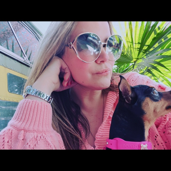 Gucci sunglasses 63 mm round worn once - Picture 4 of 4